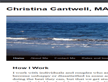 Tablet Screenshot of christinacantwell.com